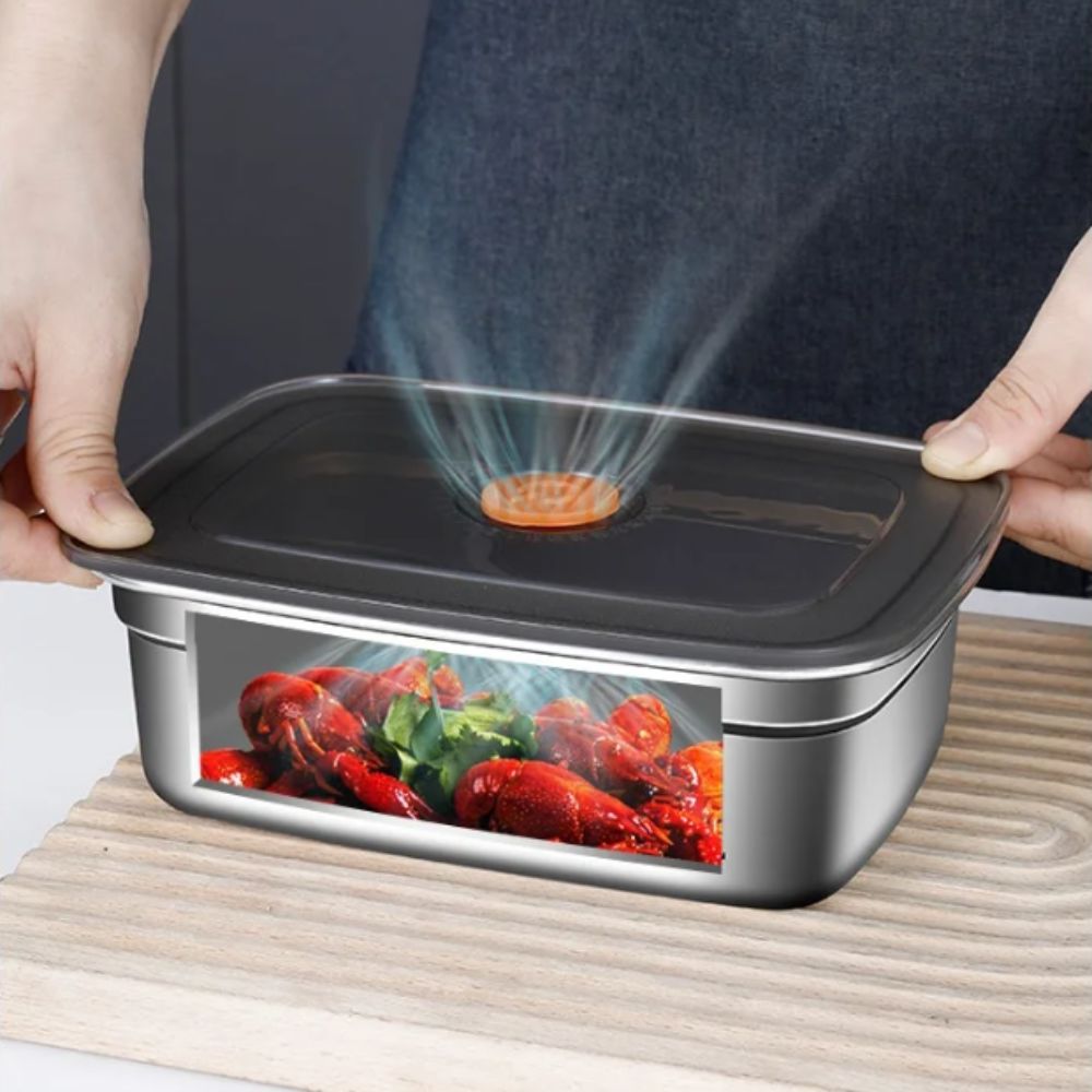 Travel Kitchen Accessories - Портативный контейнер для хранения из нержавеющей