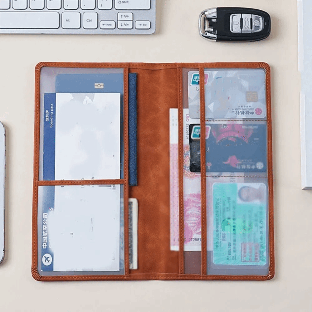 Passport Holder Rfid - Держатель для карт из искусственной кожи,