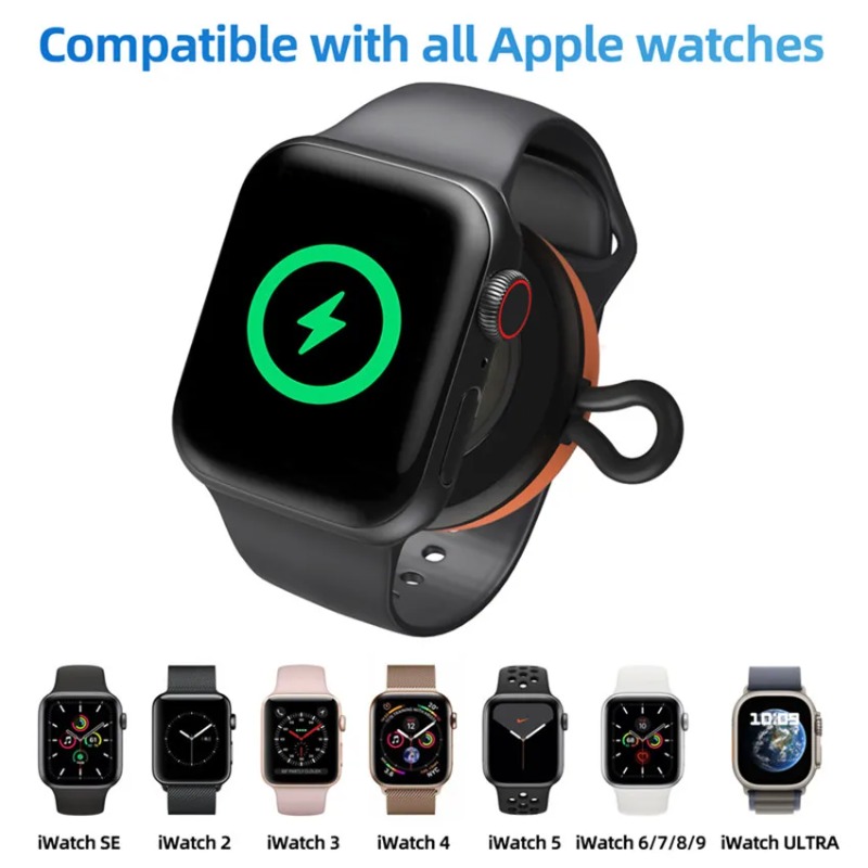 Travel Accessories Apple - Миниатюрное беспроводное зарядное устройство Type C