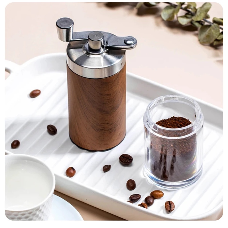 Travel Kitchen Accessories - Портативная ручная кофемолка с текстурой под