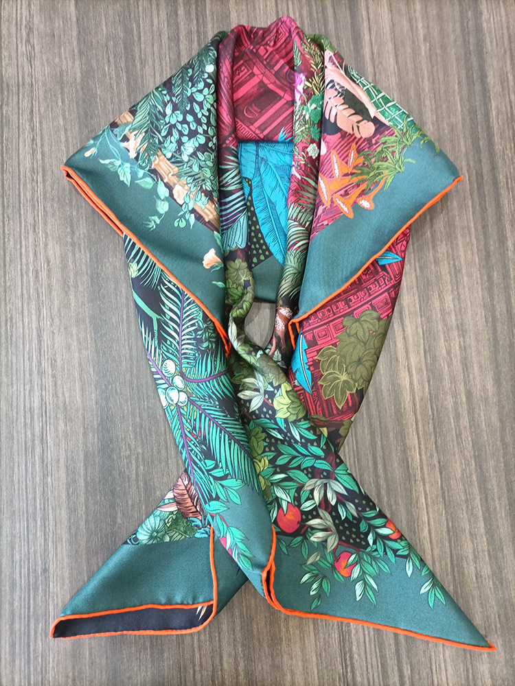 Travel Accessories Designer - Шелковый платок 90 см, женский, с
