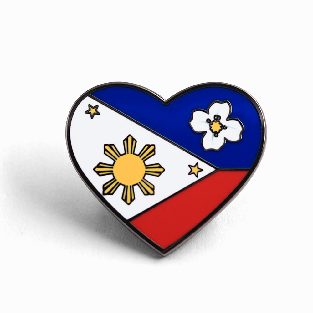Travel Accessories Philippines - 1 шт. эмалевый значок с флагом