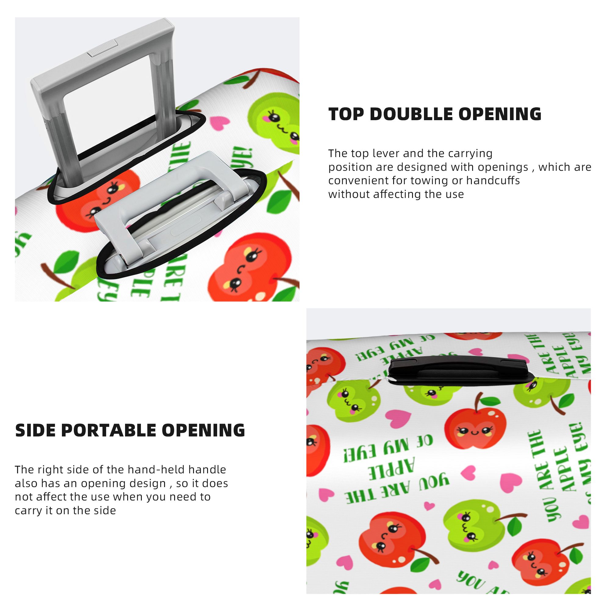 Чехол для багажа Kawaii Apple  – обзор и цена Travel Accessories Apple