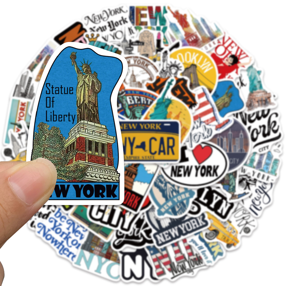 10/30/50 шт., наклейки с знака – обзор и цена Travel Accessories New York