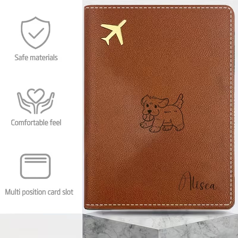 Обложка для паспорта с дизайно – обзор и цена Travel Accessories Personalised