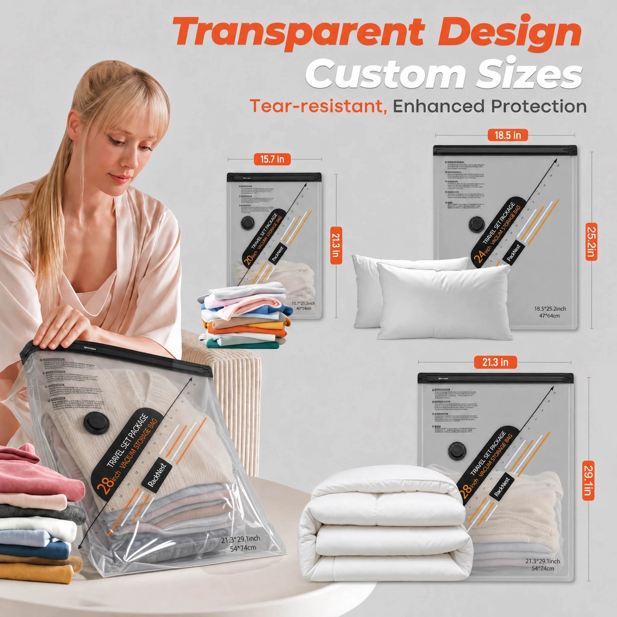 Компрессионные кубы для упаков – обзор и цена Travel Accessories Packing Cubes