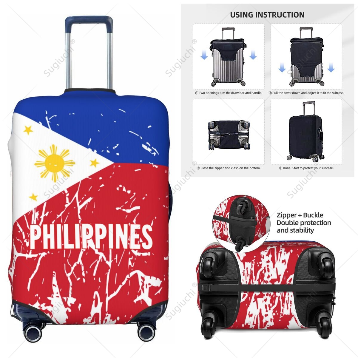 Флаг Филиппин, чехол для багаж – обзор и цена Travel Accessories Philippines
