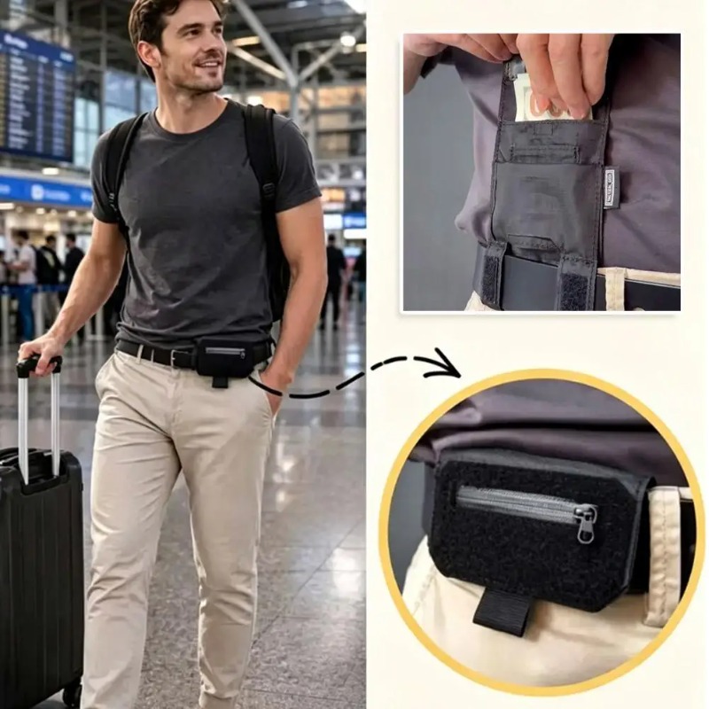 Портативный поясной кошелек, п – обзор и цена Passport Holder Rfid